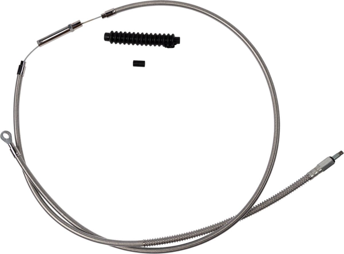 High-Efficiency Stainless Steel Clutch Cable for Harley-Davidson Silver