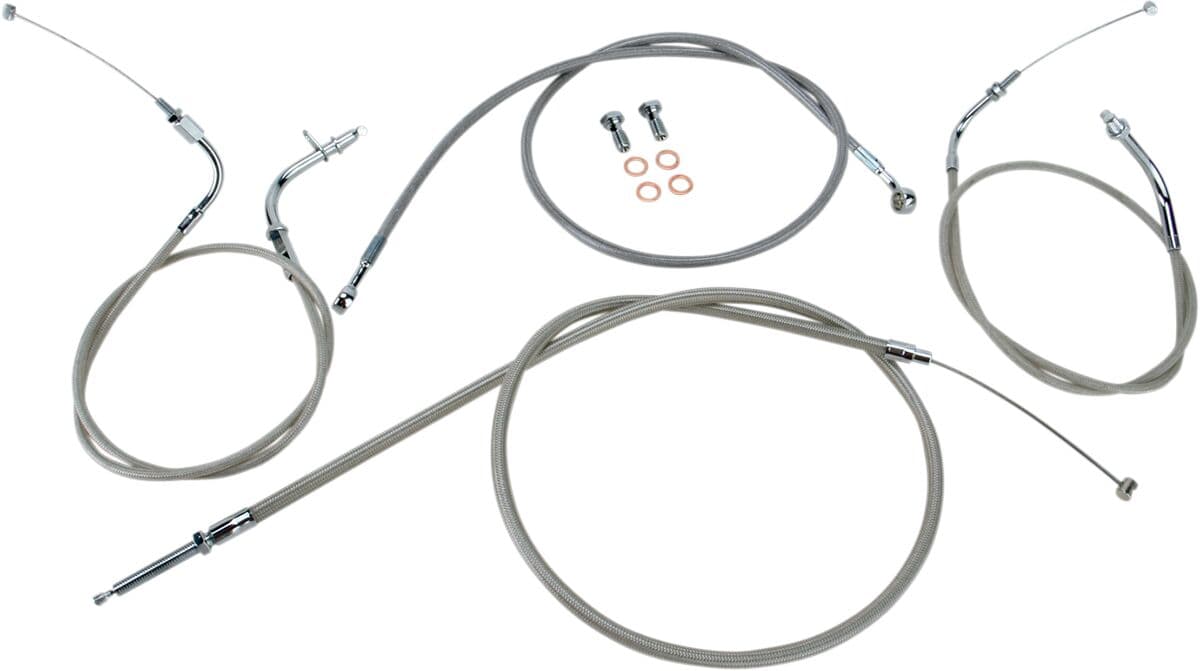 Stainless Handlebar Cable/Line Kit