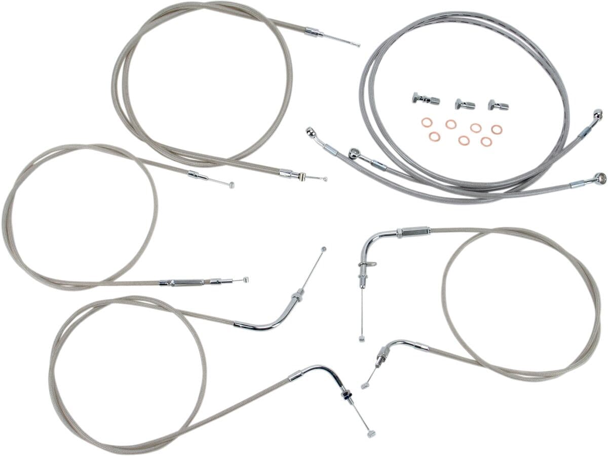 Stainless Handlebar Cable/Line Kit