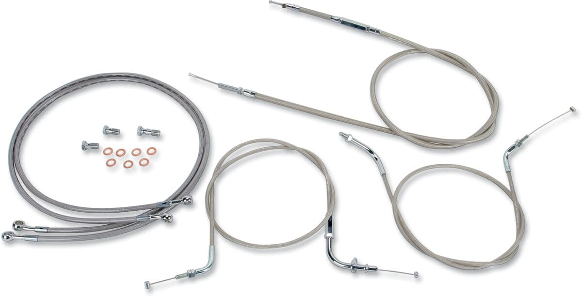 Stainless Handlebar Cable/Line Kit