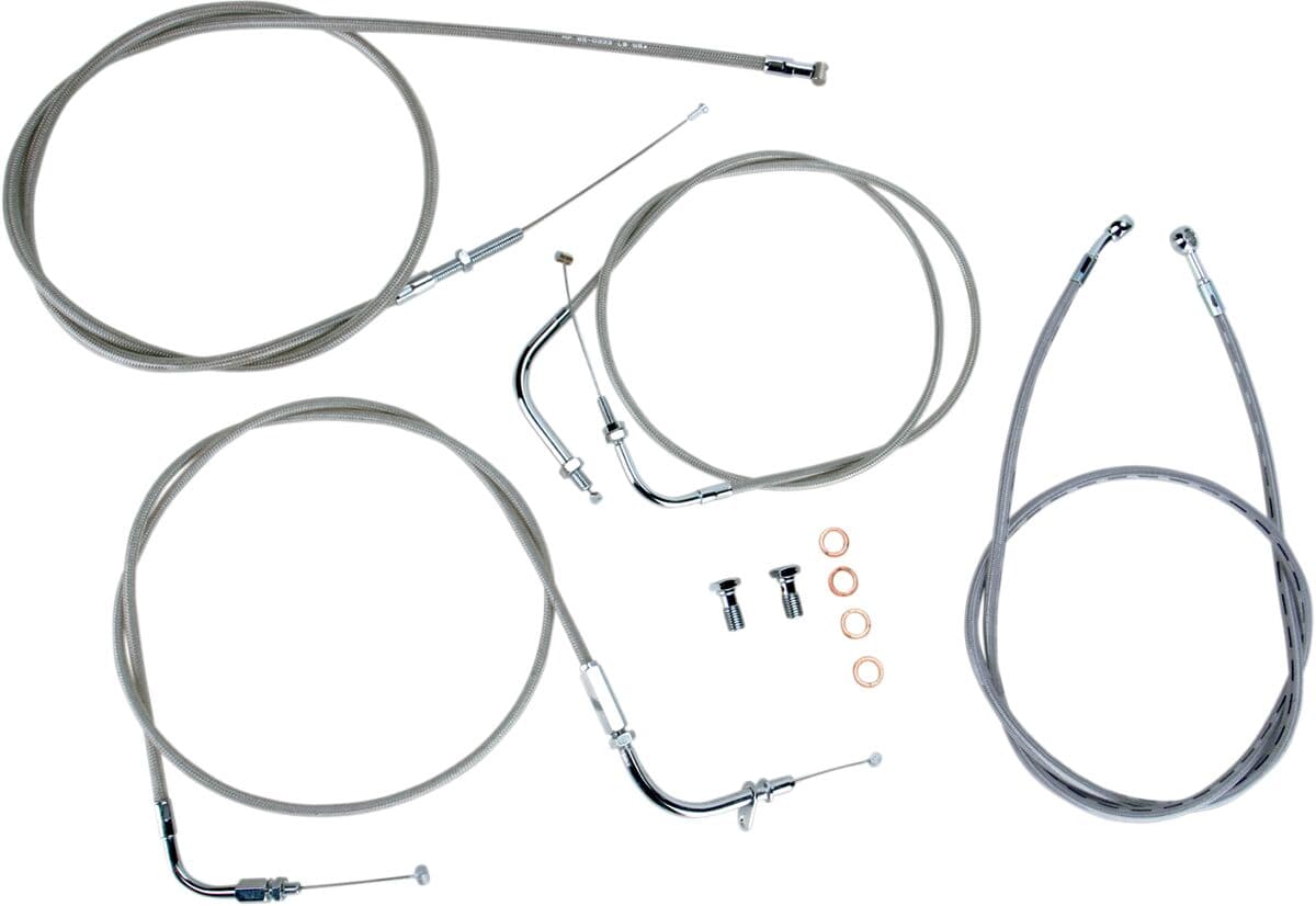 Stainless Handlebar Cable/Line Kit