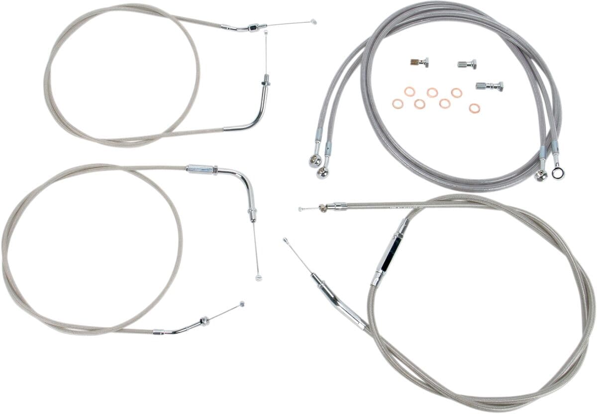 Stainless Handlebar Cable/Line Kit