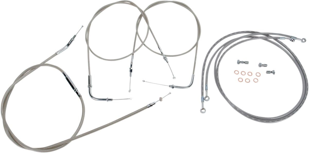 Stainless Handlebar Cable/Line Kit