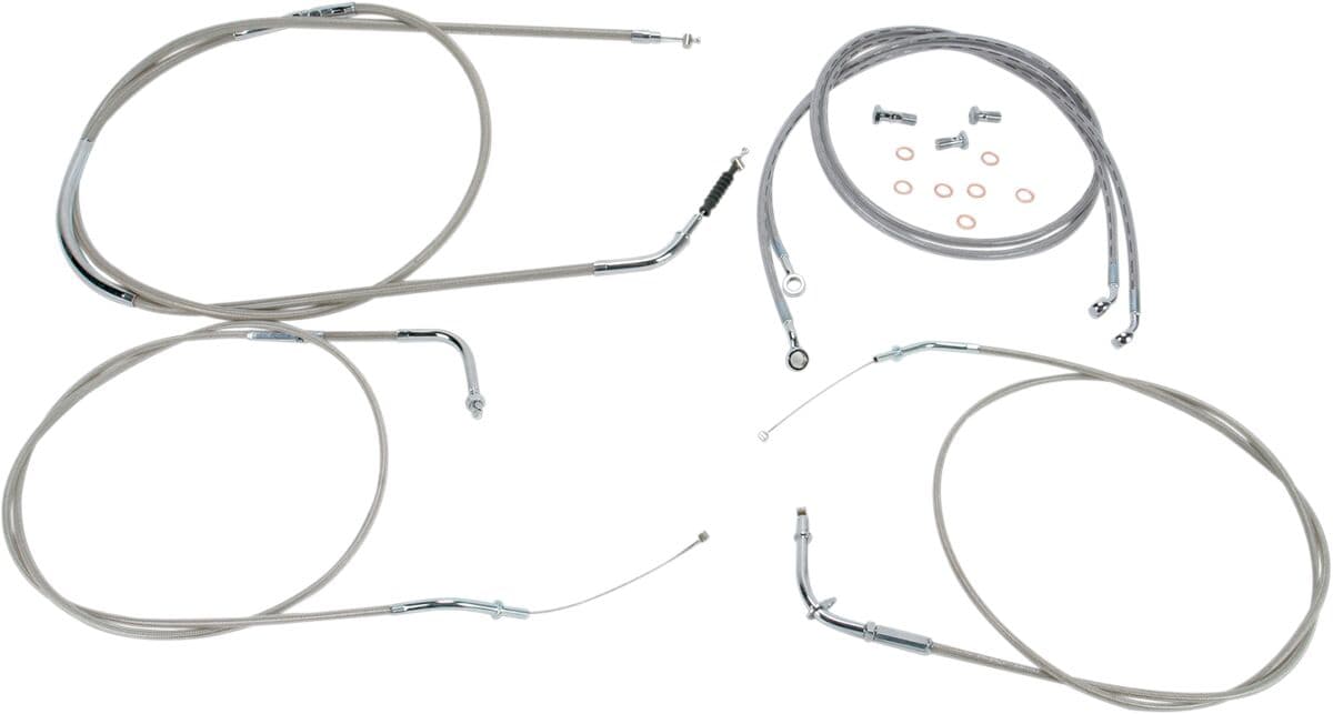 Stainless Handlebar Cable/Line Kit