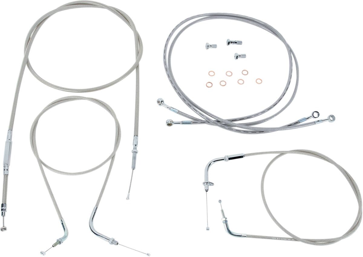 Stainless Handlebar Cable/Line Kit