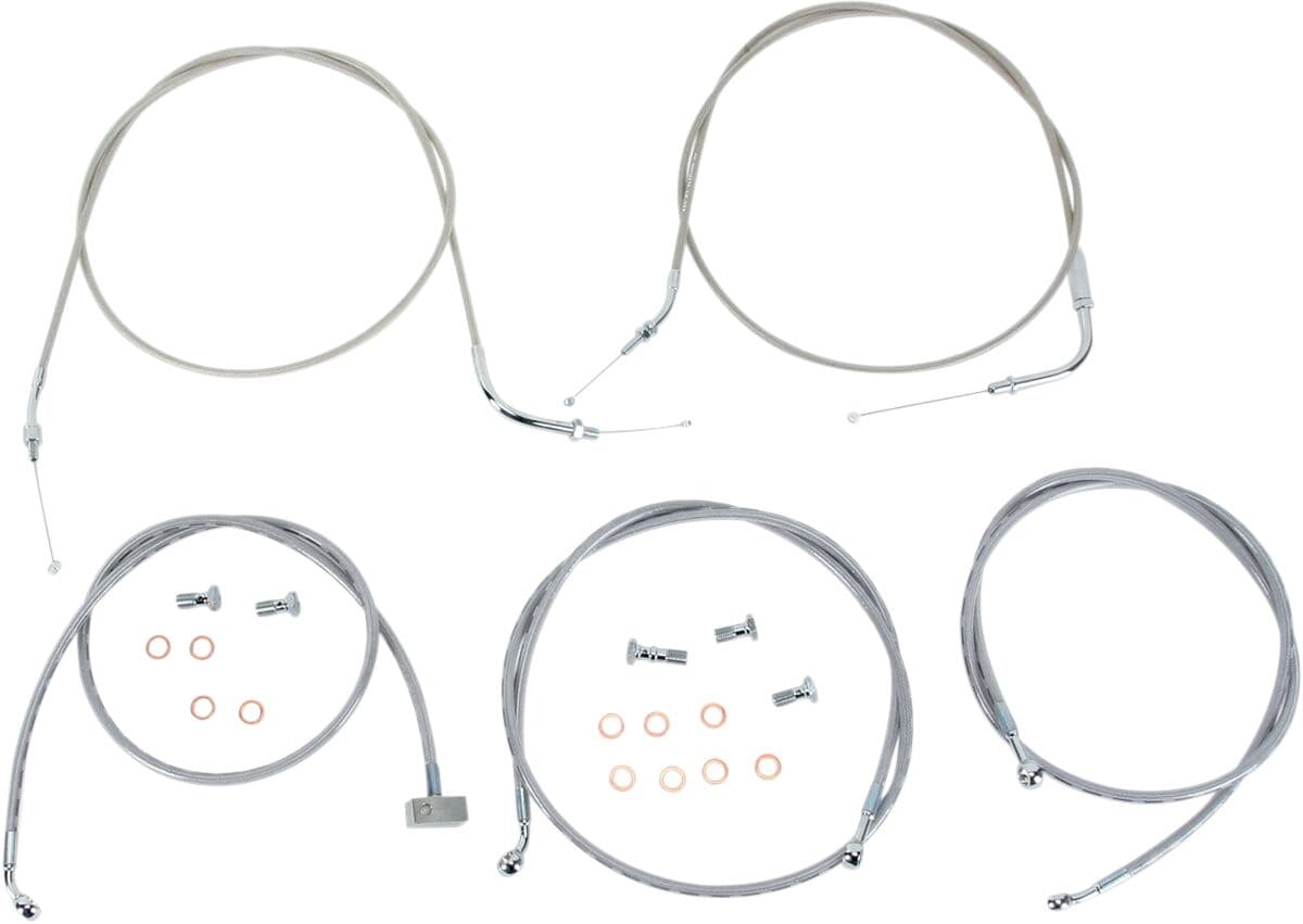 Stainless Handlebar Cable/Line Kit