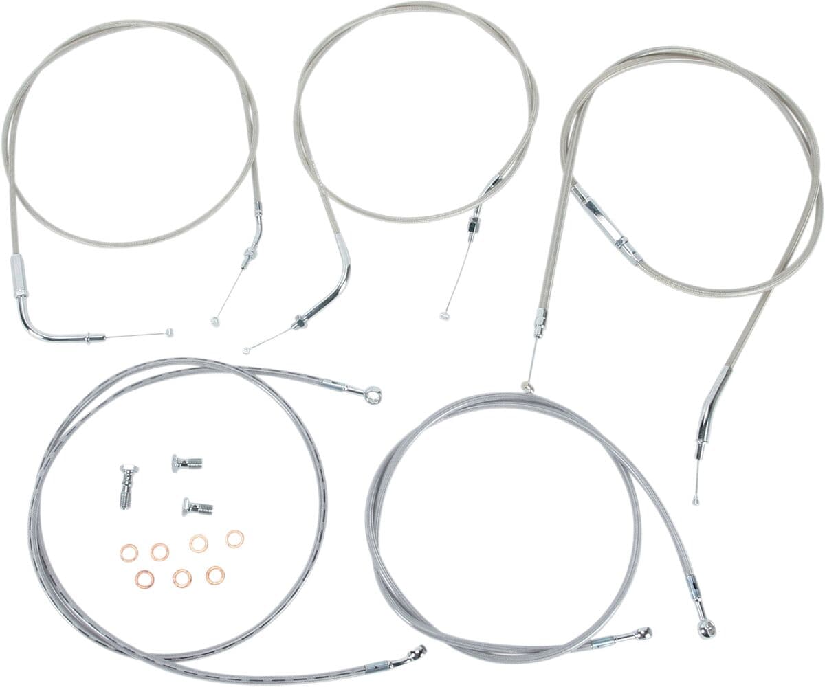 Stainless Handlebar Cable/Line Kit