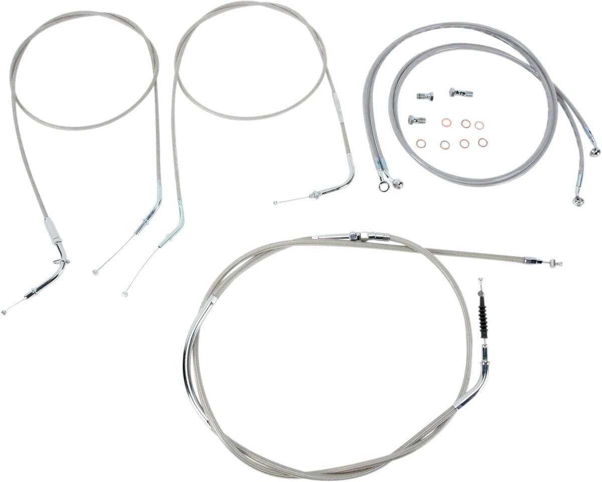 Stainless Handlebar Cable/Line Kit