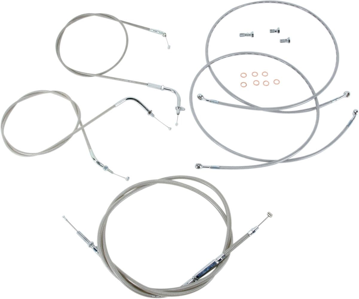 Stainless Handlebar Cable/Line Kit