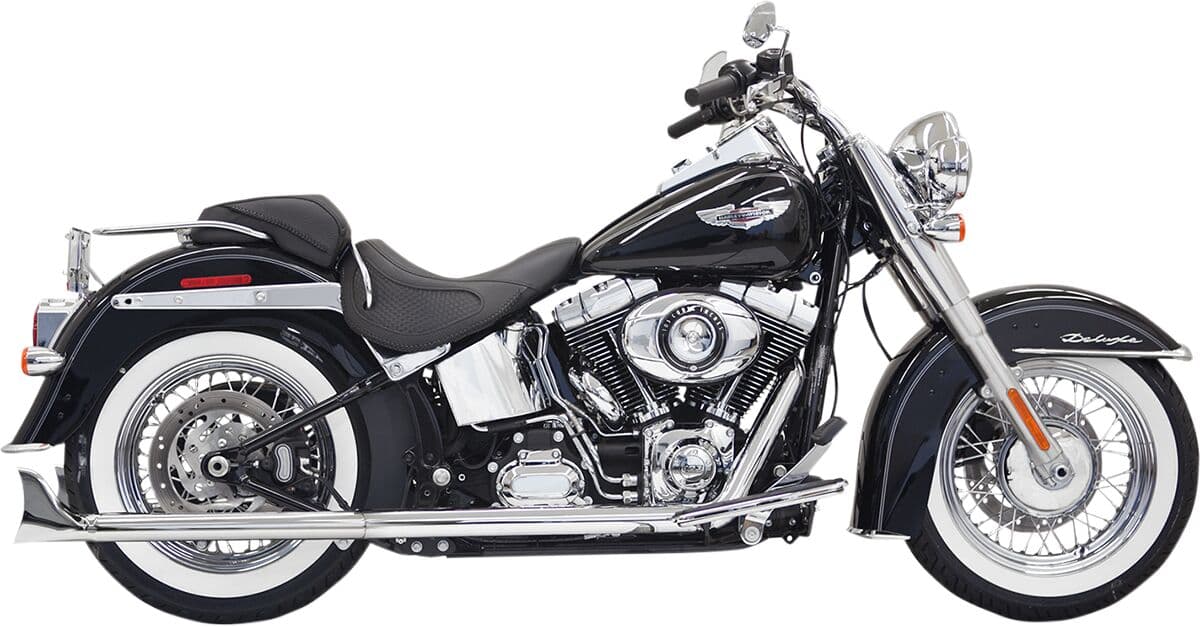 True Duals Exhaust System with Fishtail Mufflers