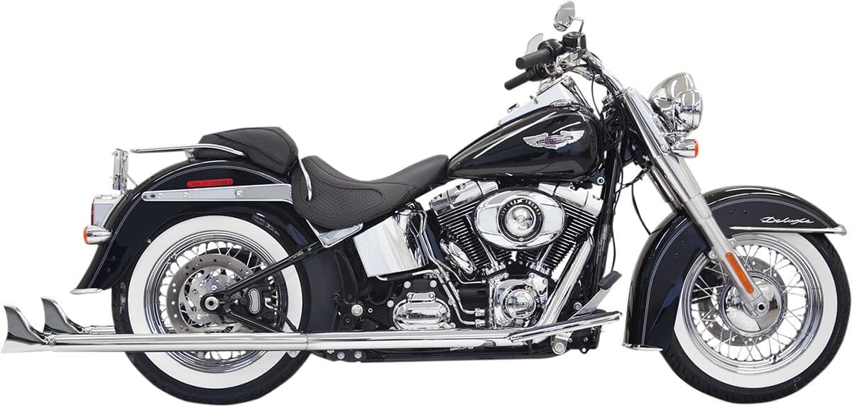 True Duals Exhaust System with Fishtail Mufflers