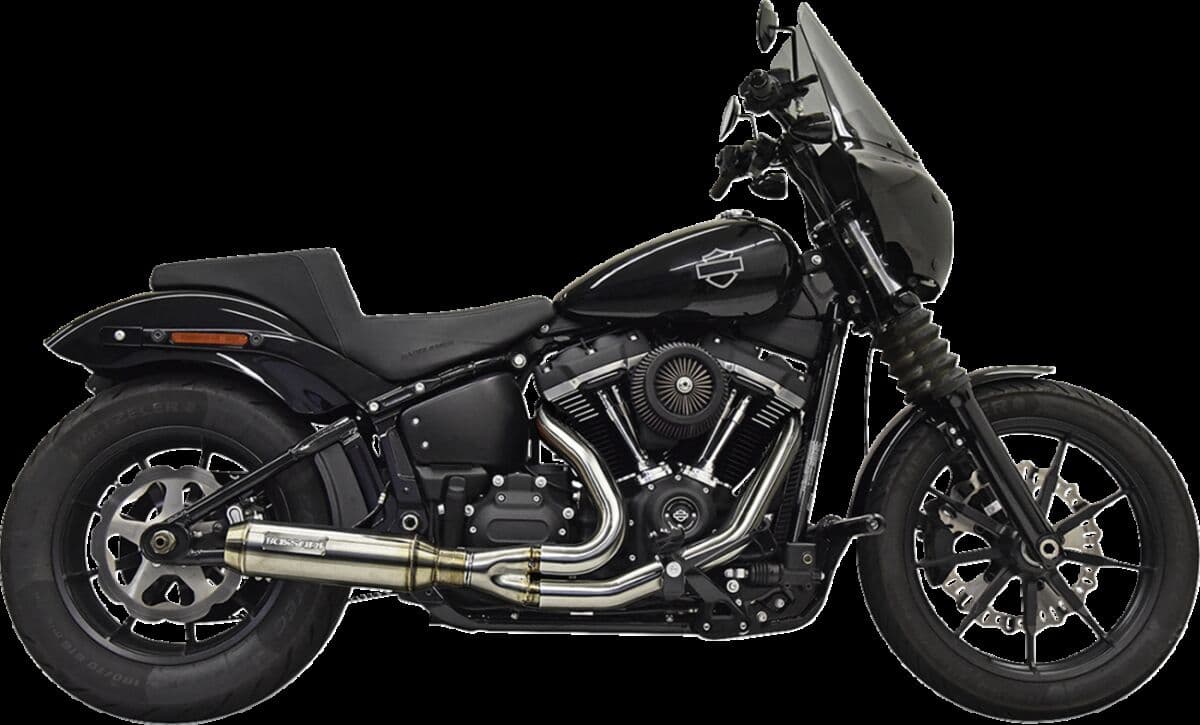 2-into-1 Exhaust System with Superbike Muffler