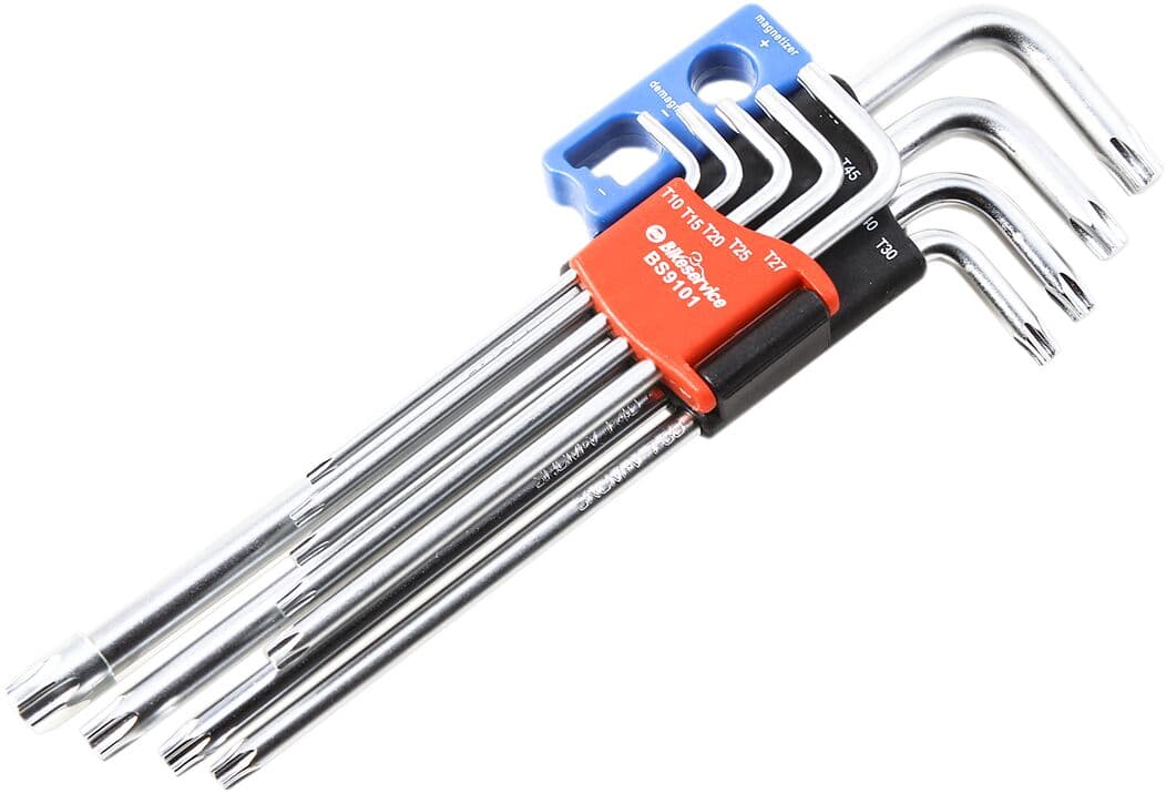 Extra Long Magnetic Torx Key Set