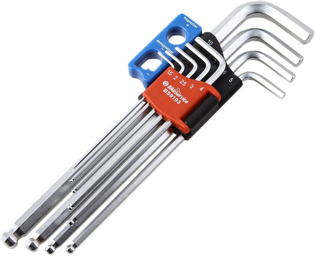 Extra Long Magnetic Hex Key Set