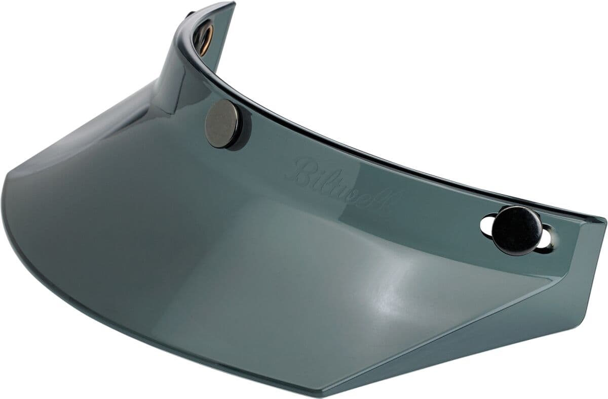 3-Snap Moto Helmet Visor Smoke