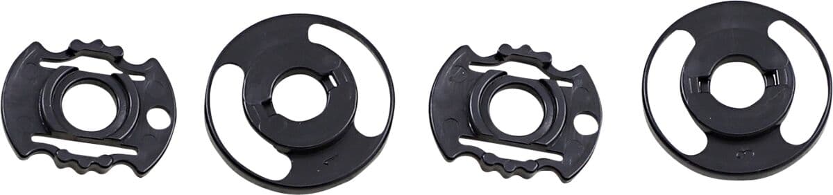 Gringo S/Lane Splitter Helmet Shield Baseplate Kit Set Black