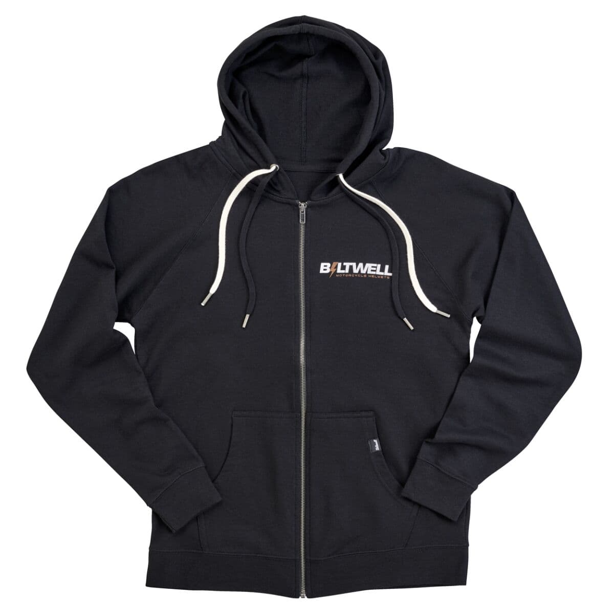 Bolts Zip Hoodie Black