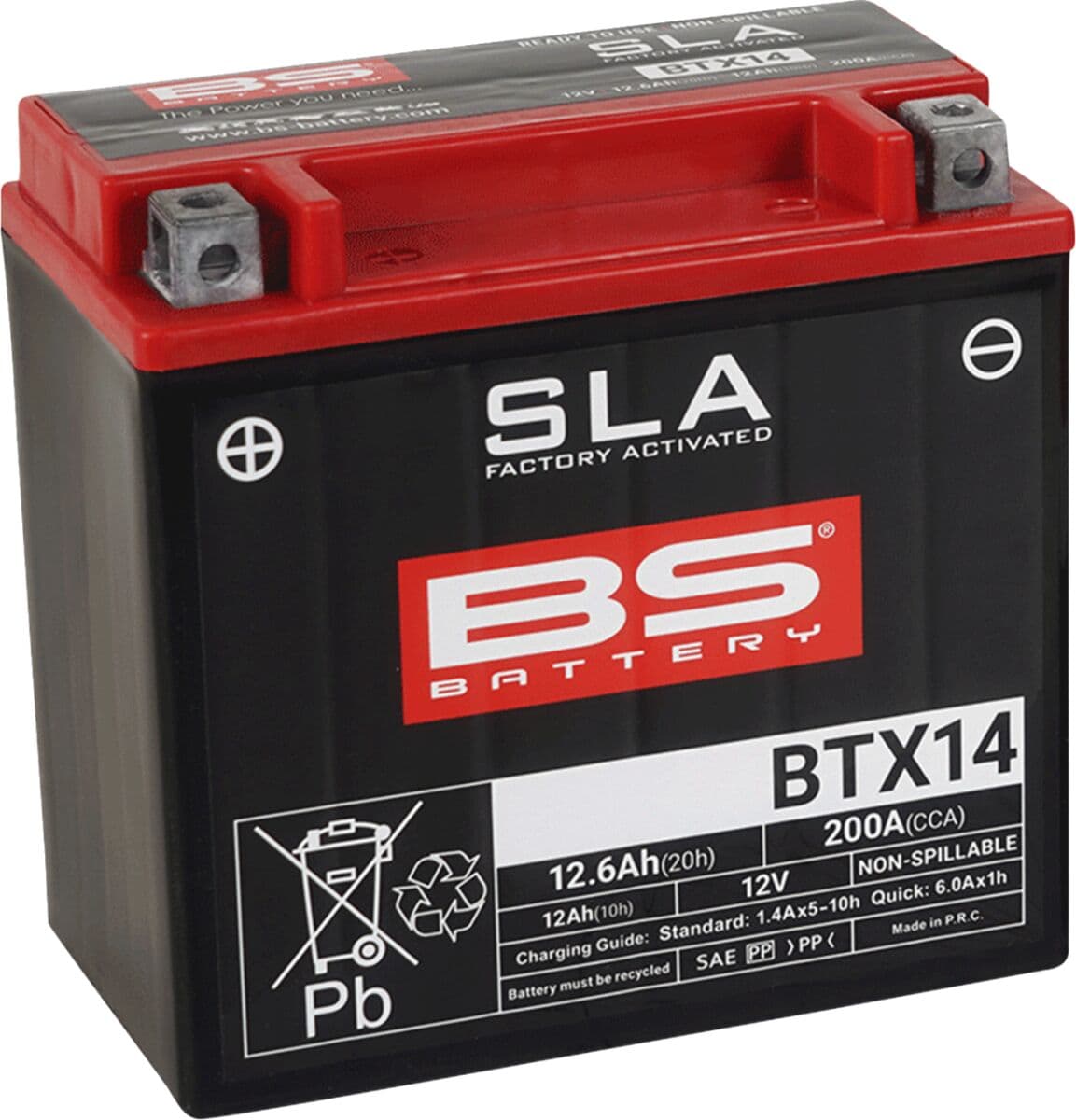 SLA Factory- Activated AGM Maintenance-Free Battery