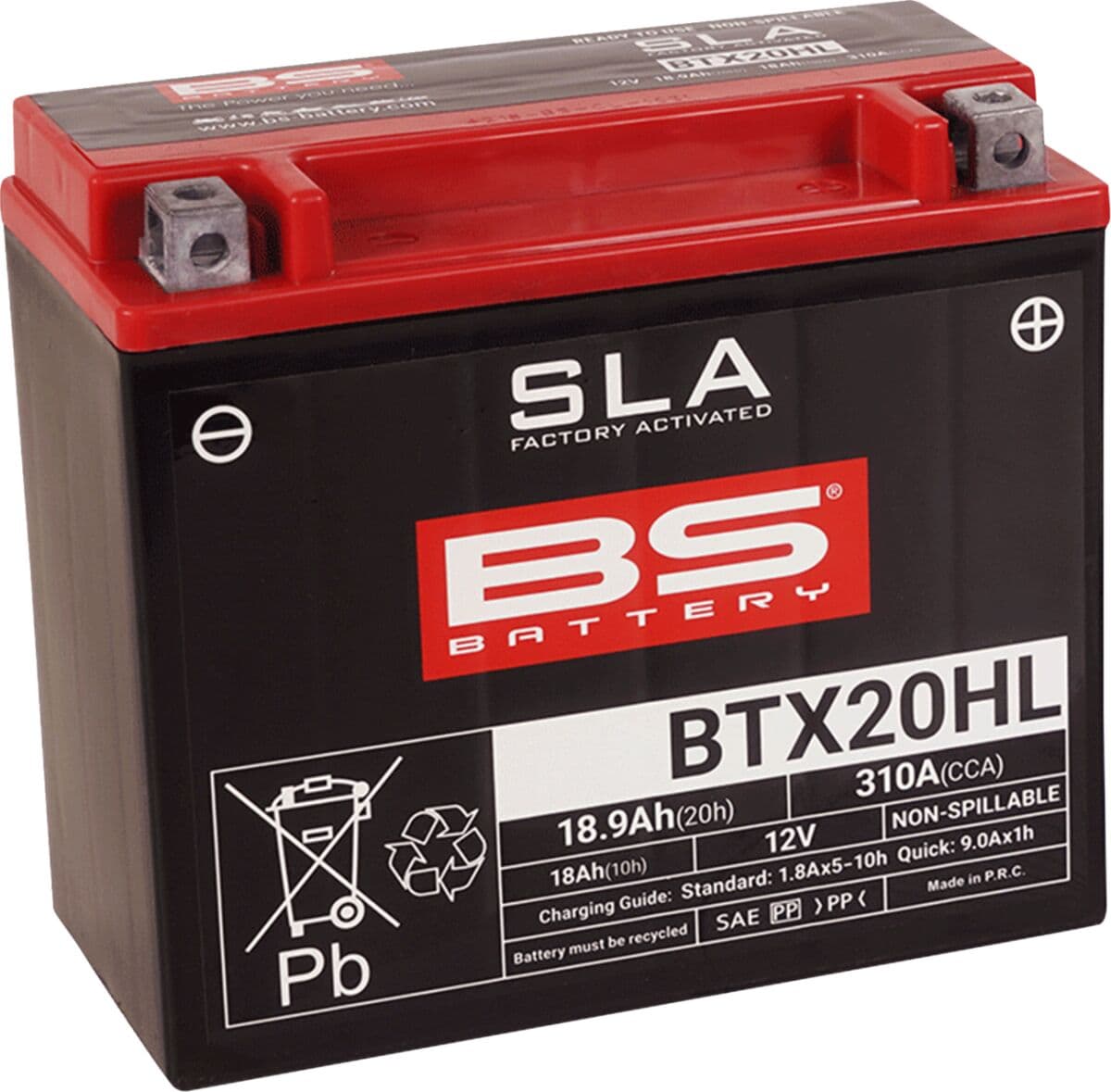 SLA Factory- Activated AGM Maintenance-Free Battery