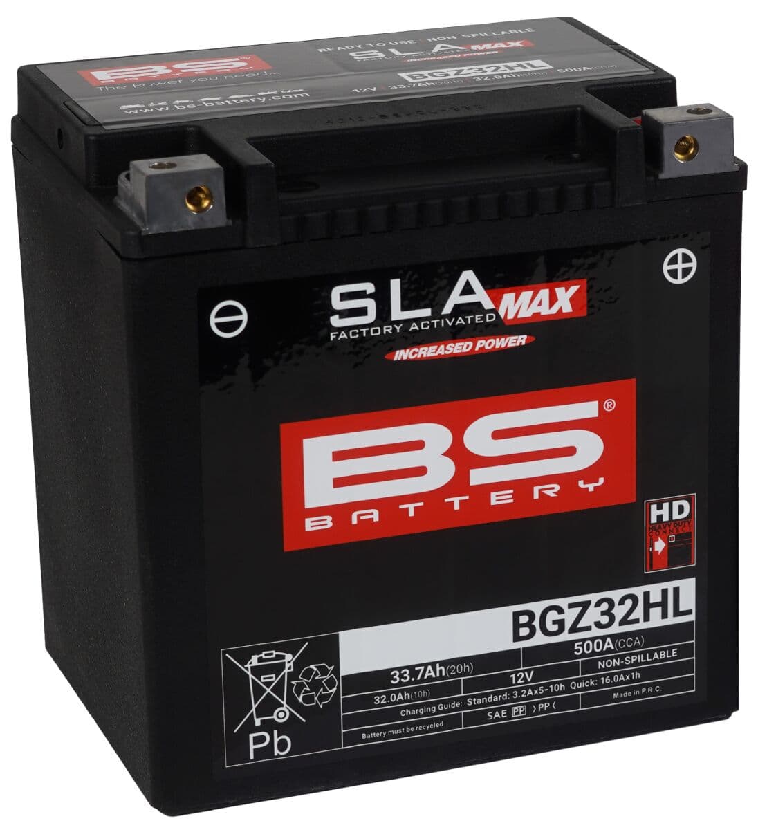 SLA MAX Factory- Activated AGM Maintenance-Free Battery