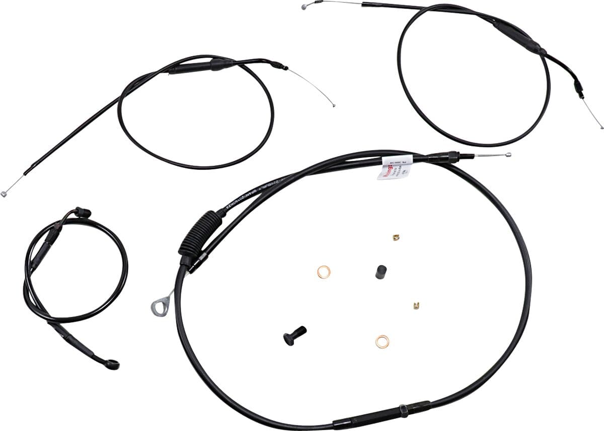 Extended Handlebar Cable and Brake Line Kit for Sportsters with ABS