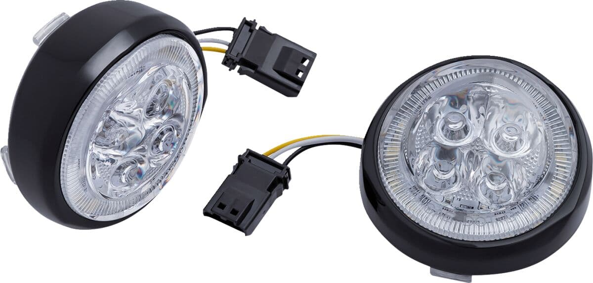 LED Fang® Front Signal Light Inserts with Bezel