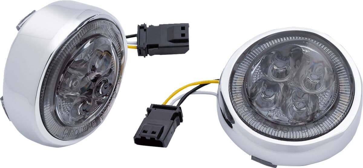 LED Fang® Front Signal Light Inserts with Bezel