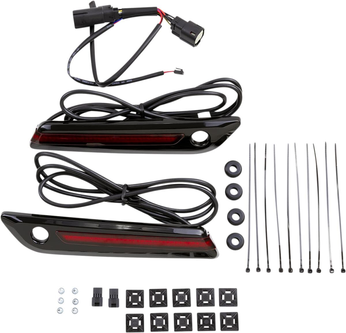 LED Saddlebag Hinge Covers