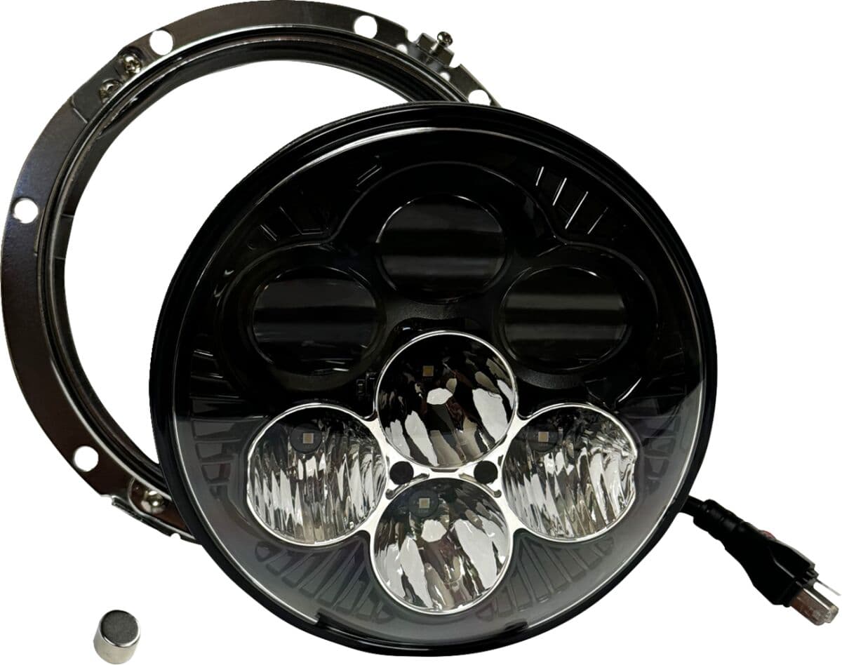 Shark Demon™ 7” LED Headlight with Backlight