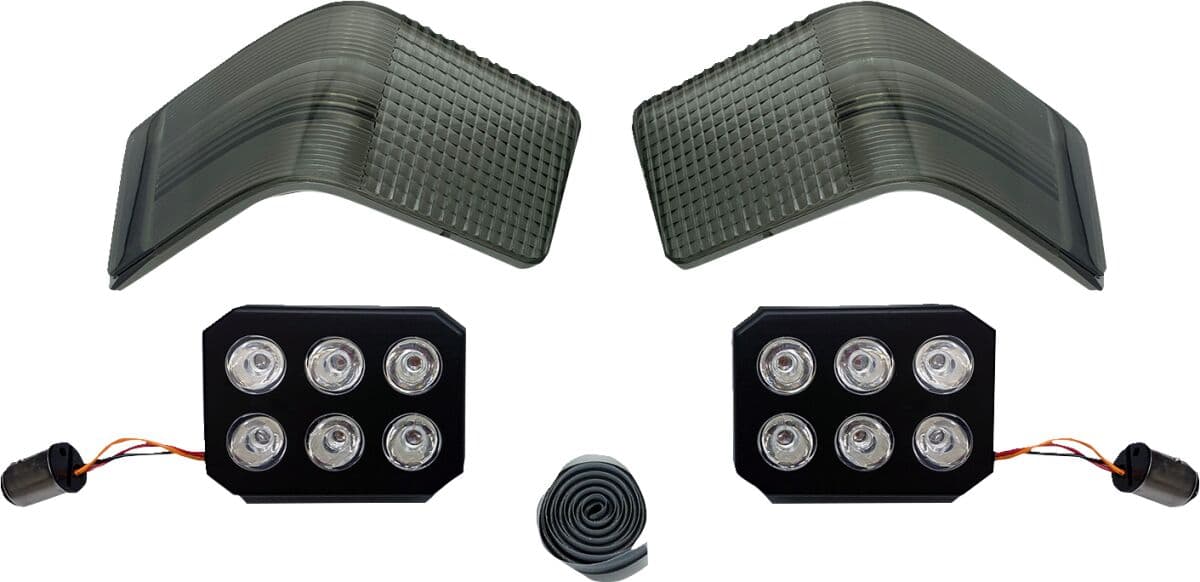 LED Tour-Pak Run/Brake Lights with Lenses
