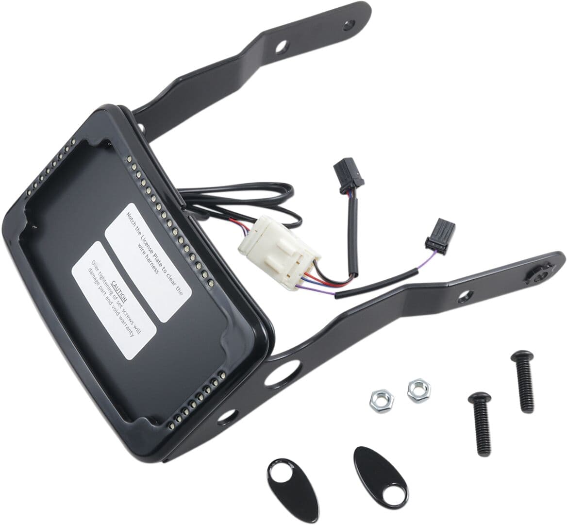 Curved License Mount with Frame