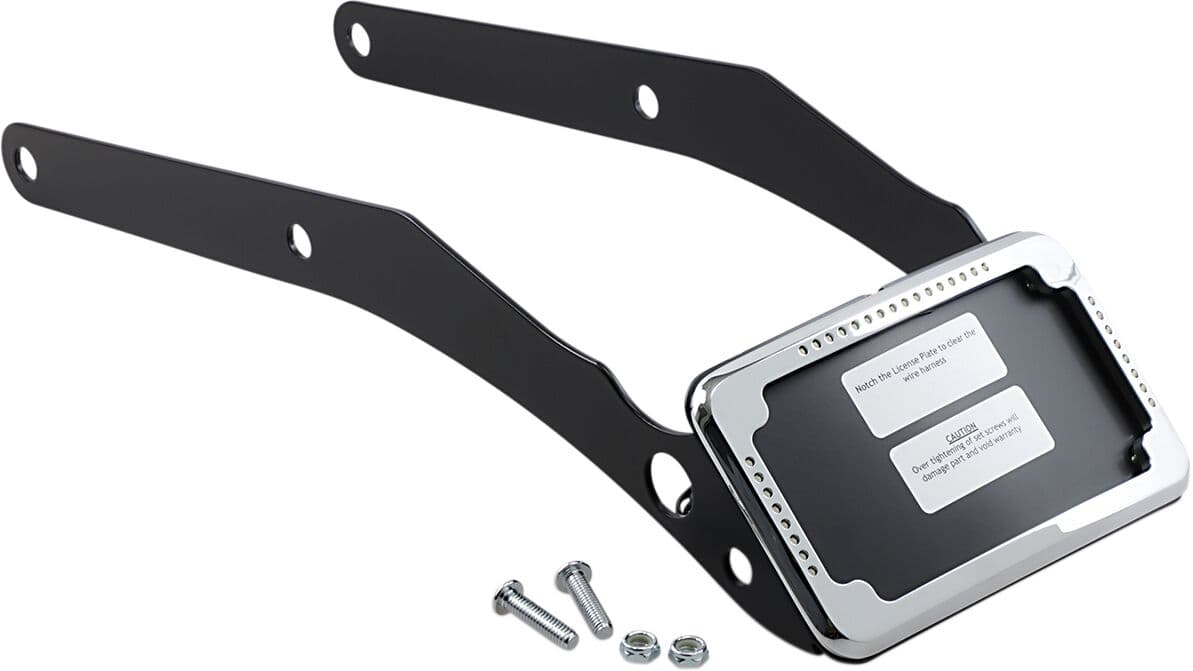 Curved License Mount with Frame