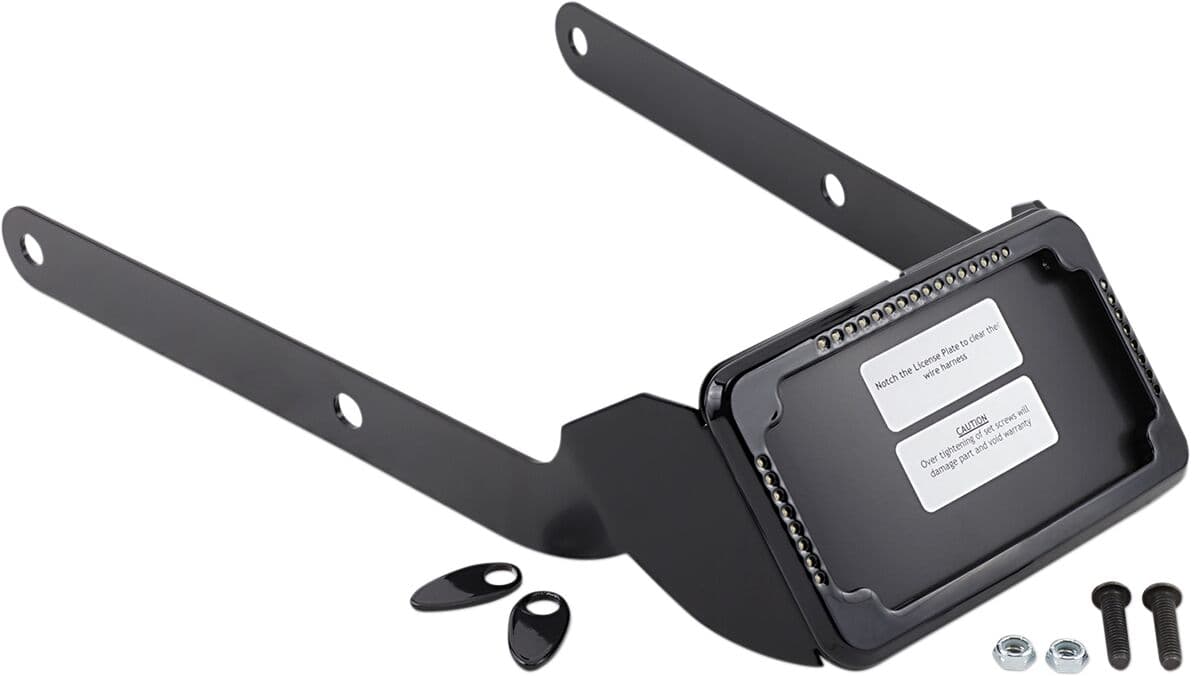 Curved License Mount with Frame