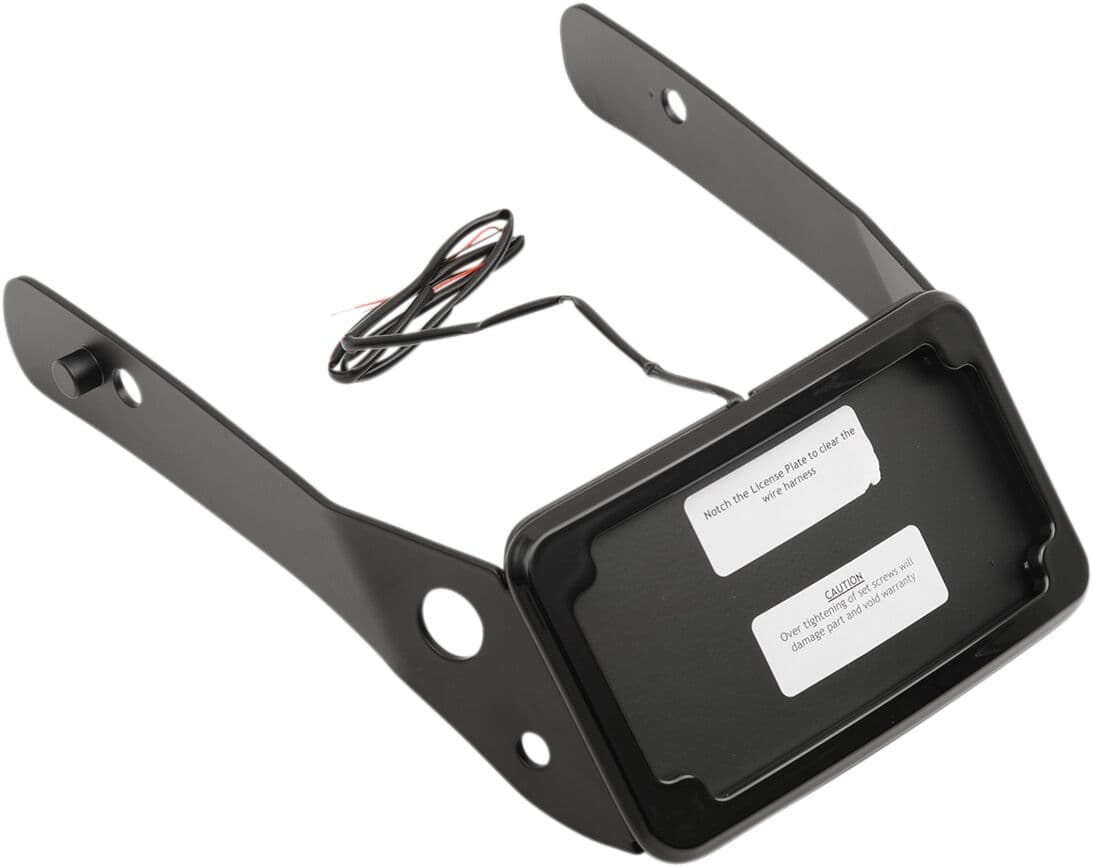 Curved License Mount with Frame