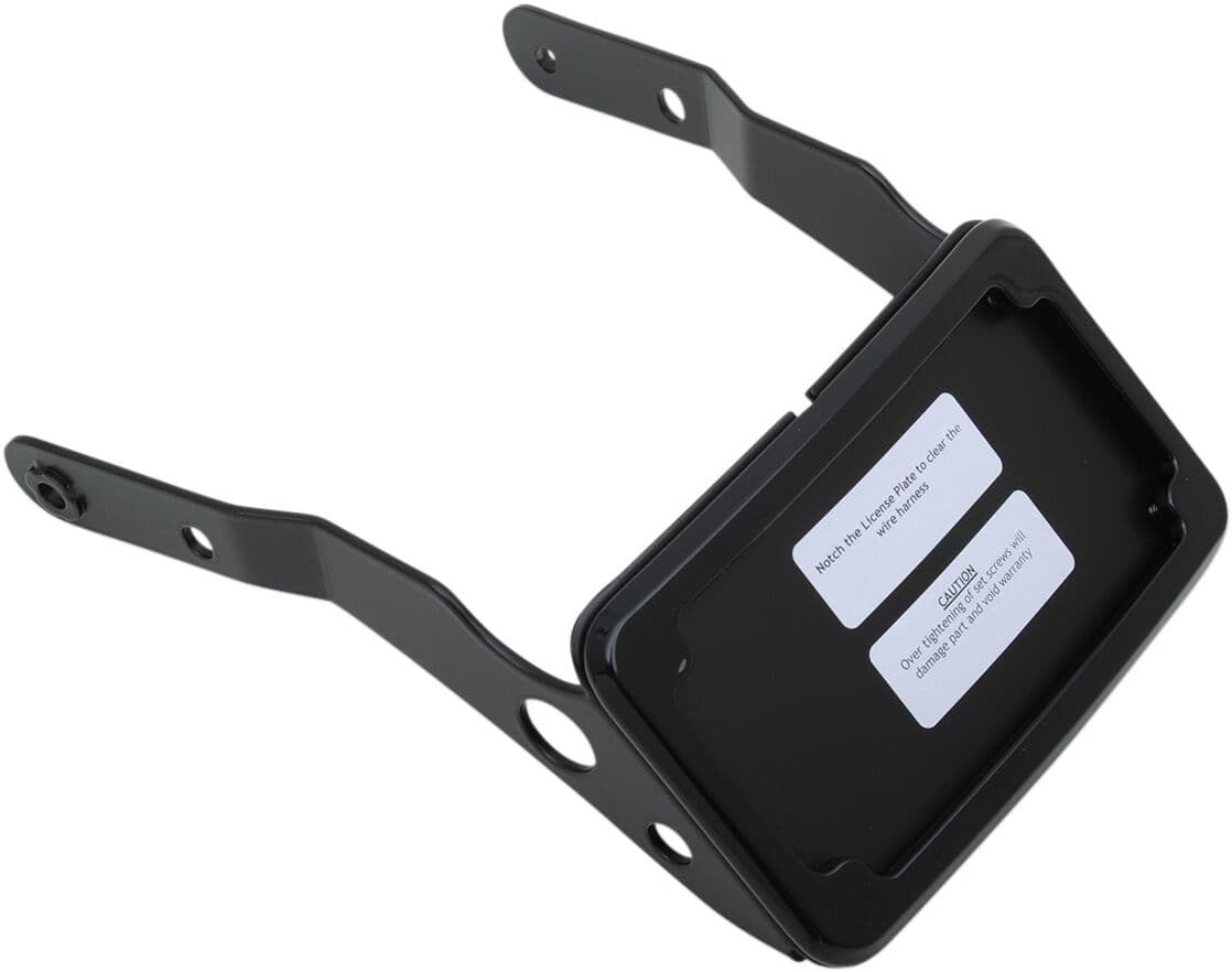Curved License Mount with Frame