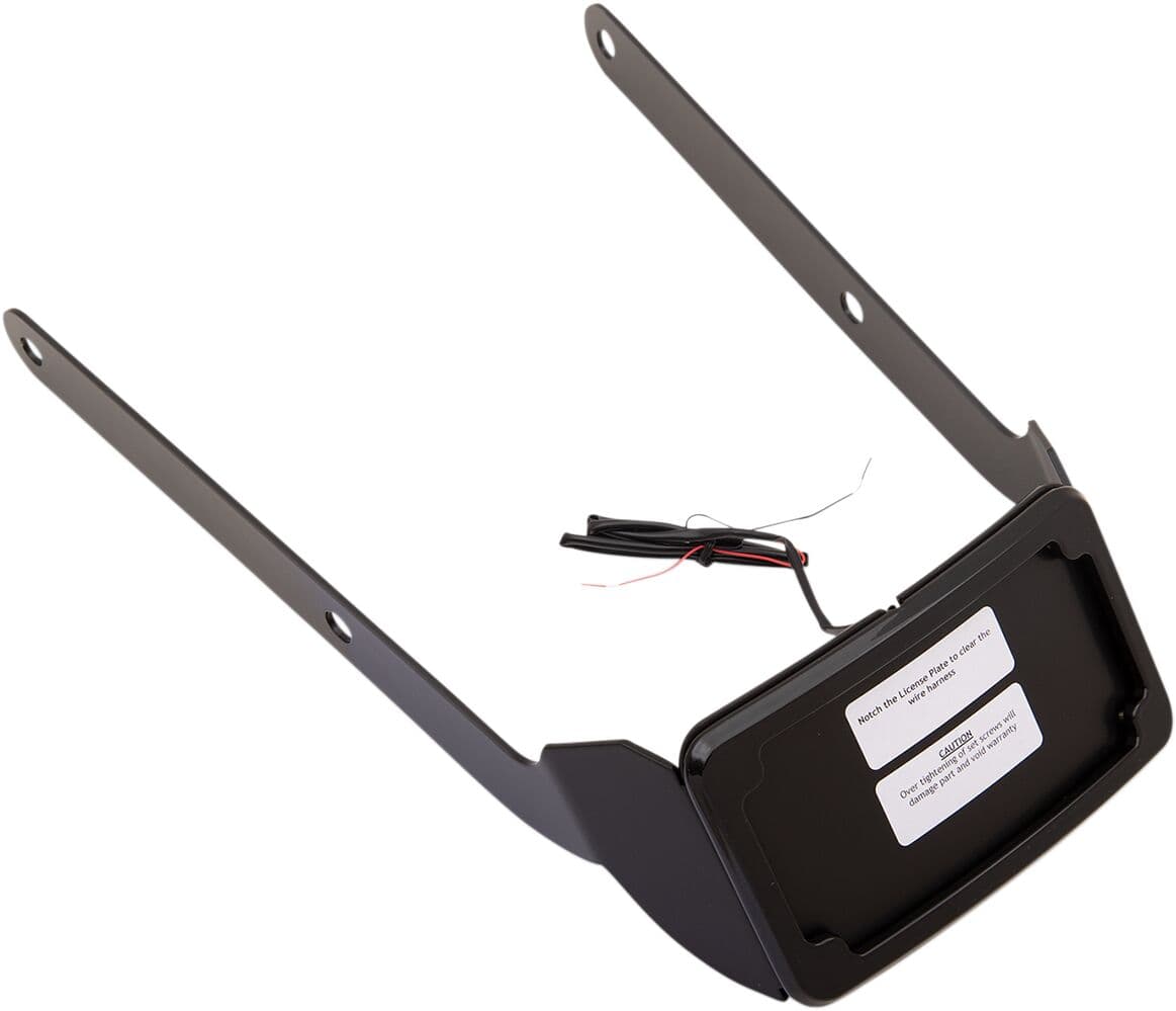 Curved License Mount with Frame