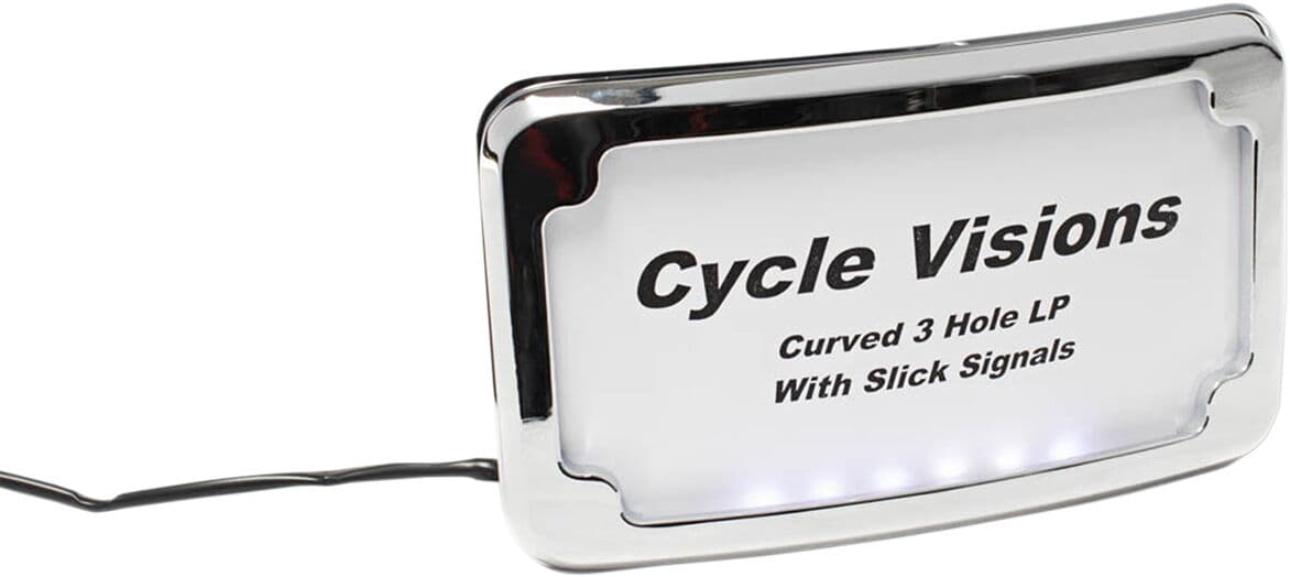 3-Hole Mounted LED Lighted License Plate Frame