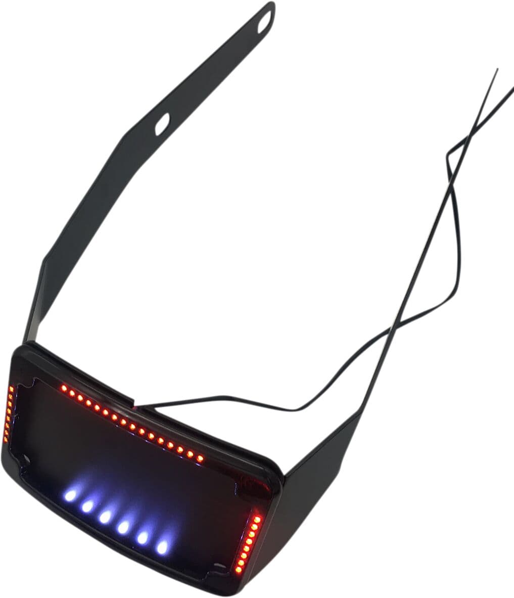 Curved License Mount with Frame