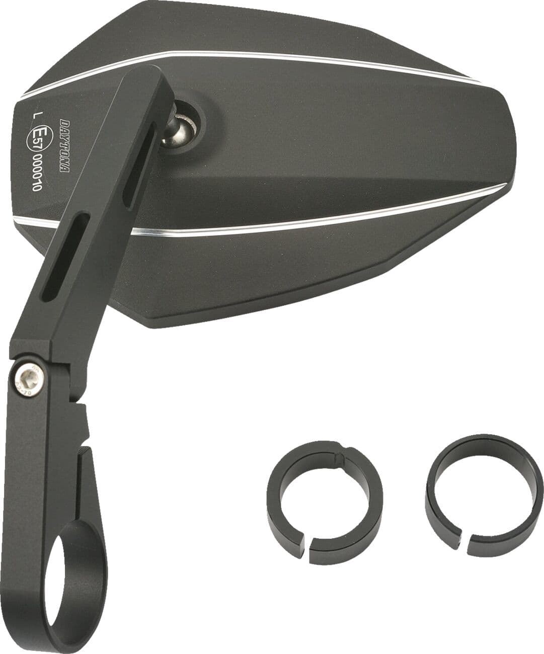 Bar End D-Mirror 7" Aluminium Type - K (Long)