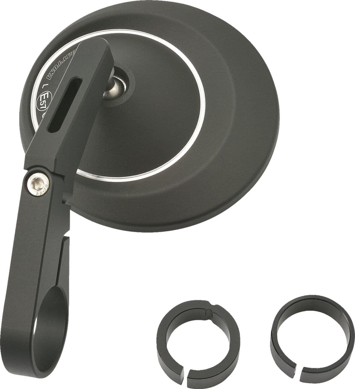 Bar End D-Mirror 8" Aluminium Type - R (Short)