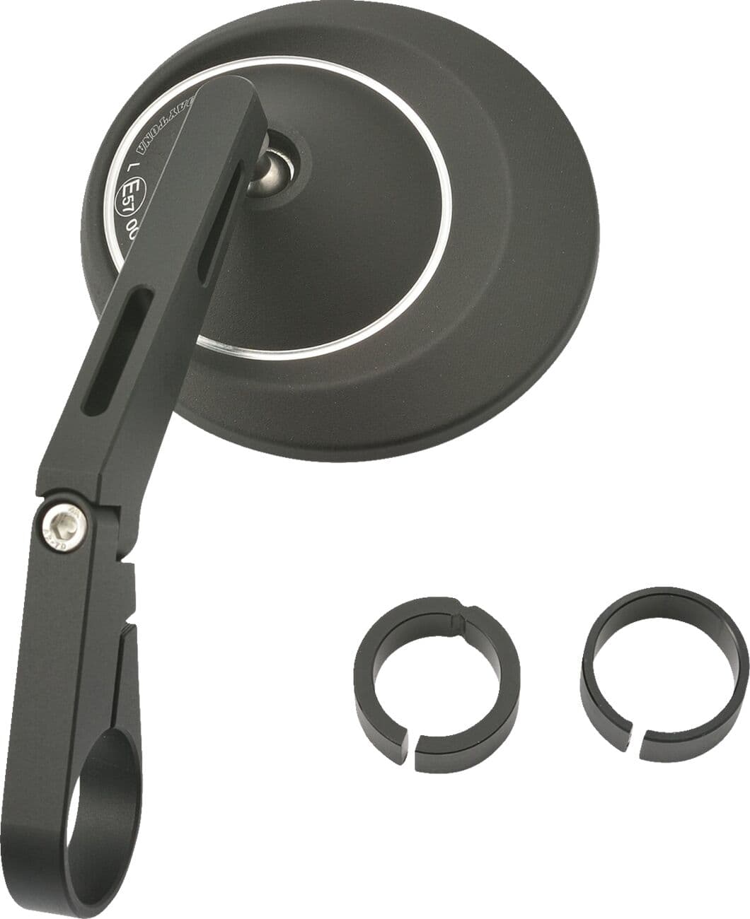 Bar End D-Mirror 8" Aluminium Type - R (Long)