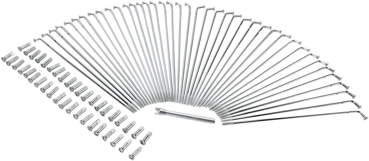 Chrome and Stainless Steel Spoke Set