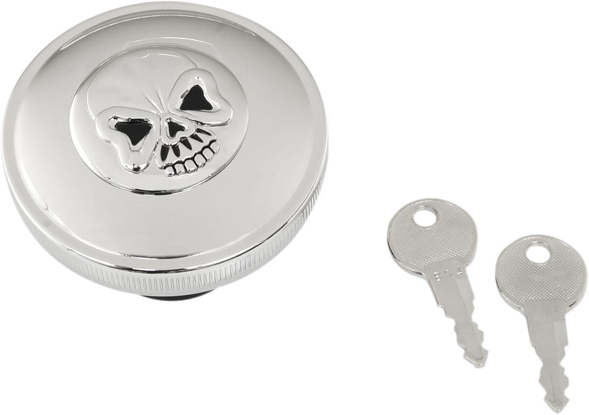 Screw-In Locking Skull Gas Cap
