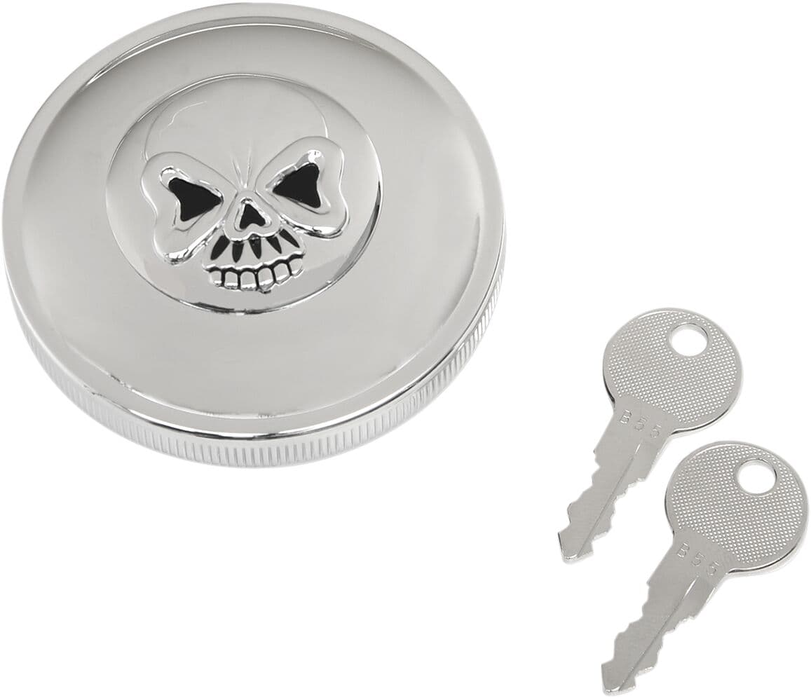 Screw-In Locking Skull Gas Cap