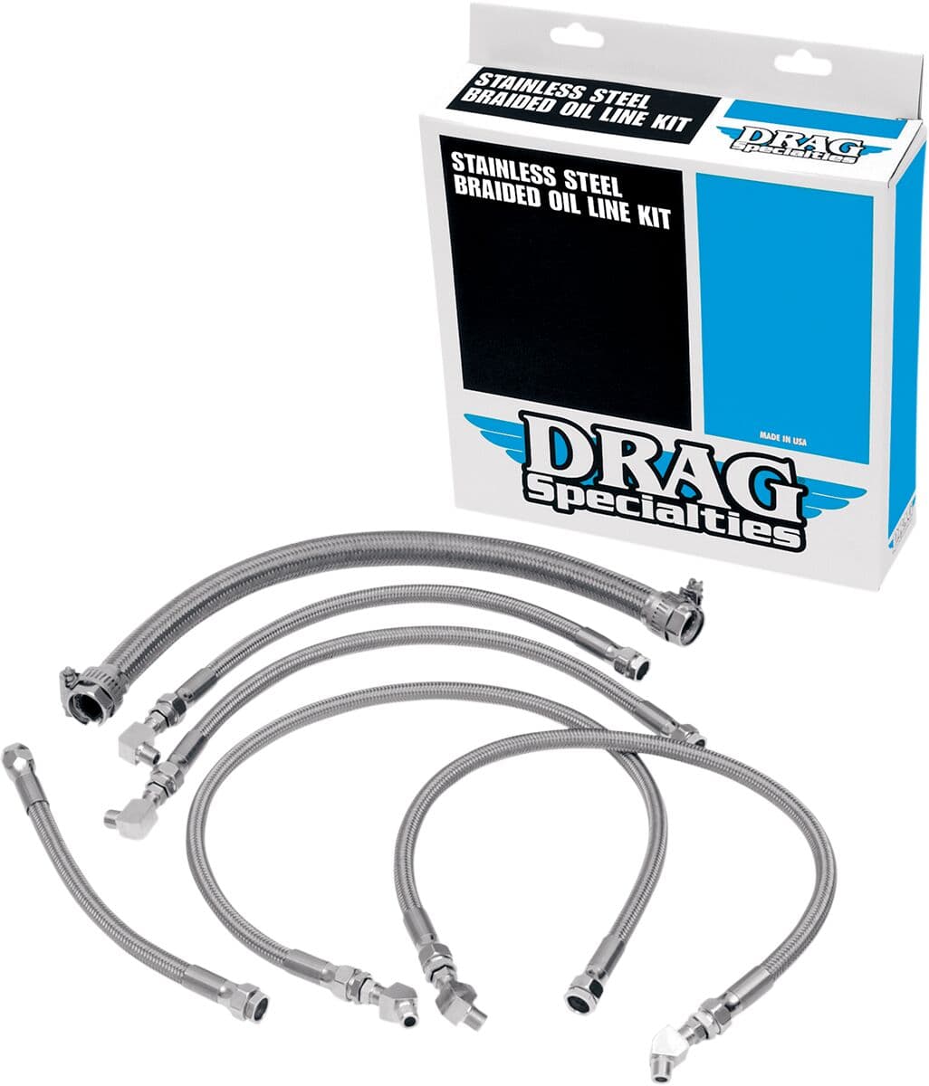 Stainless Steel Braided Oil Line Kit