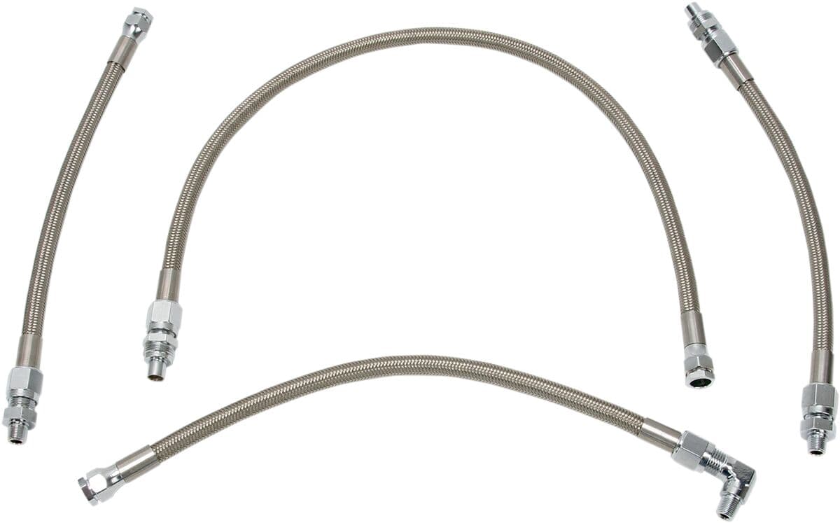 Stainless Steel Braided Oil Line Kit