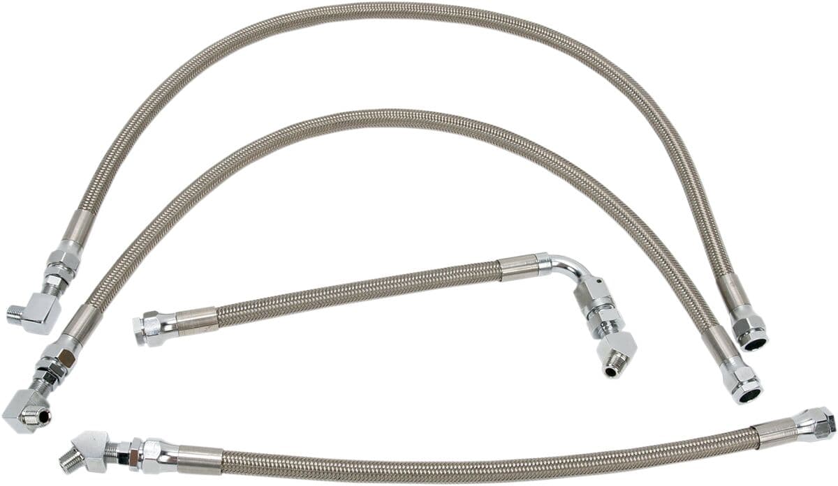 Stainless Steel Braided Oil Line Kit