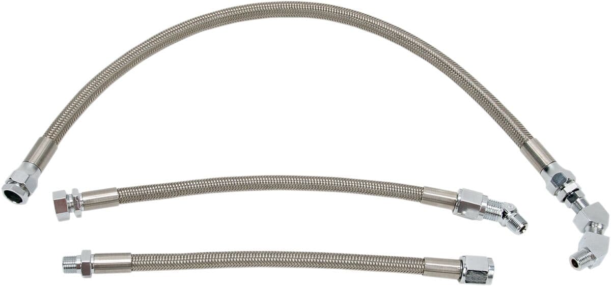 Stainless Steel Braided Oil Line Kit