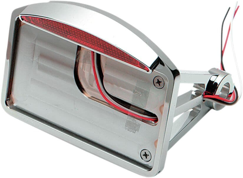 Side Mount Half-Moon LED Taillight and License Plate Mount