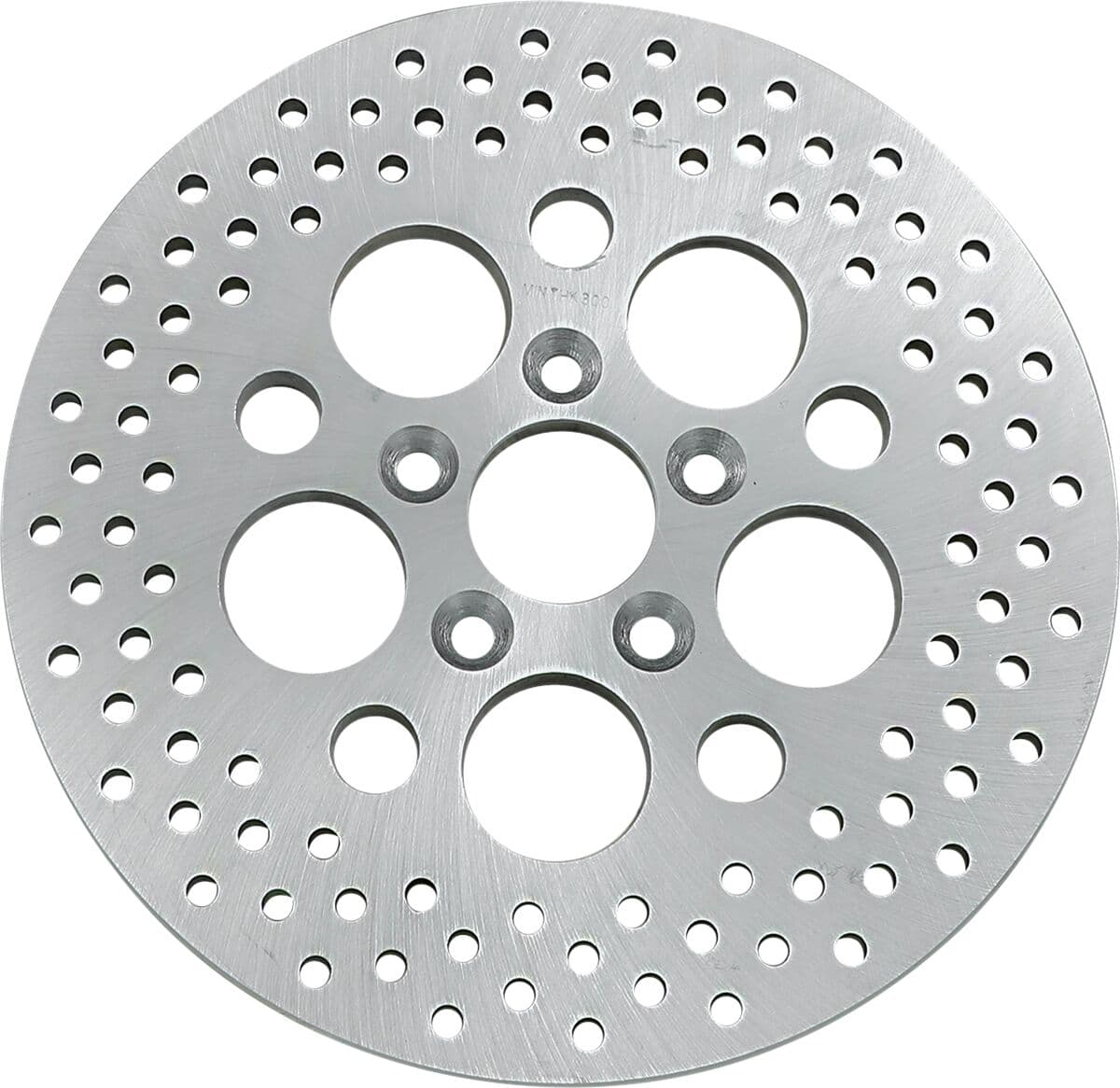 Polished Stainless Steel Drilled Brake Rotor